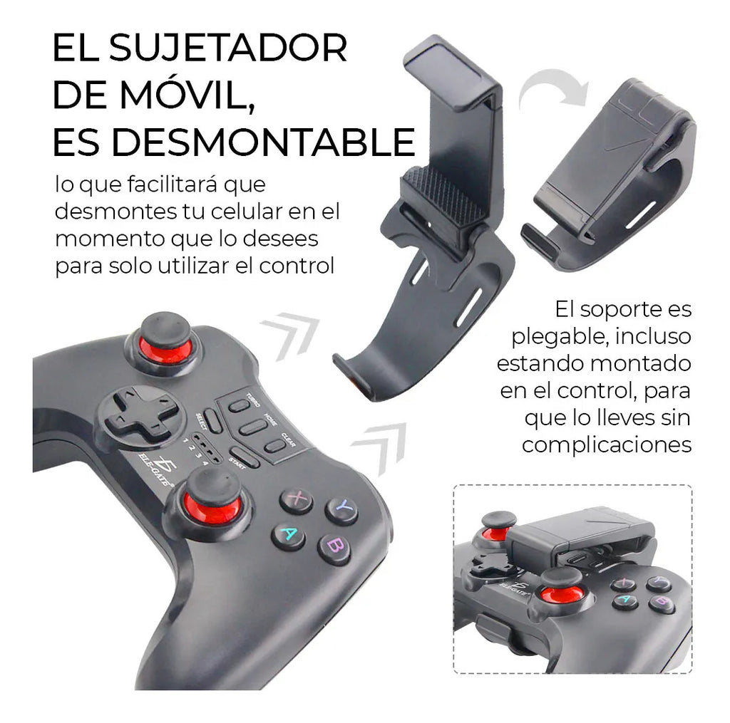 Control Celular Gamepad Videojuego Bluetooth Android Con