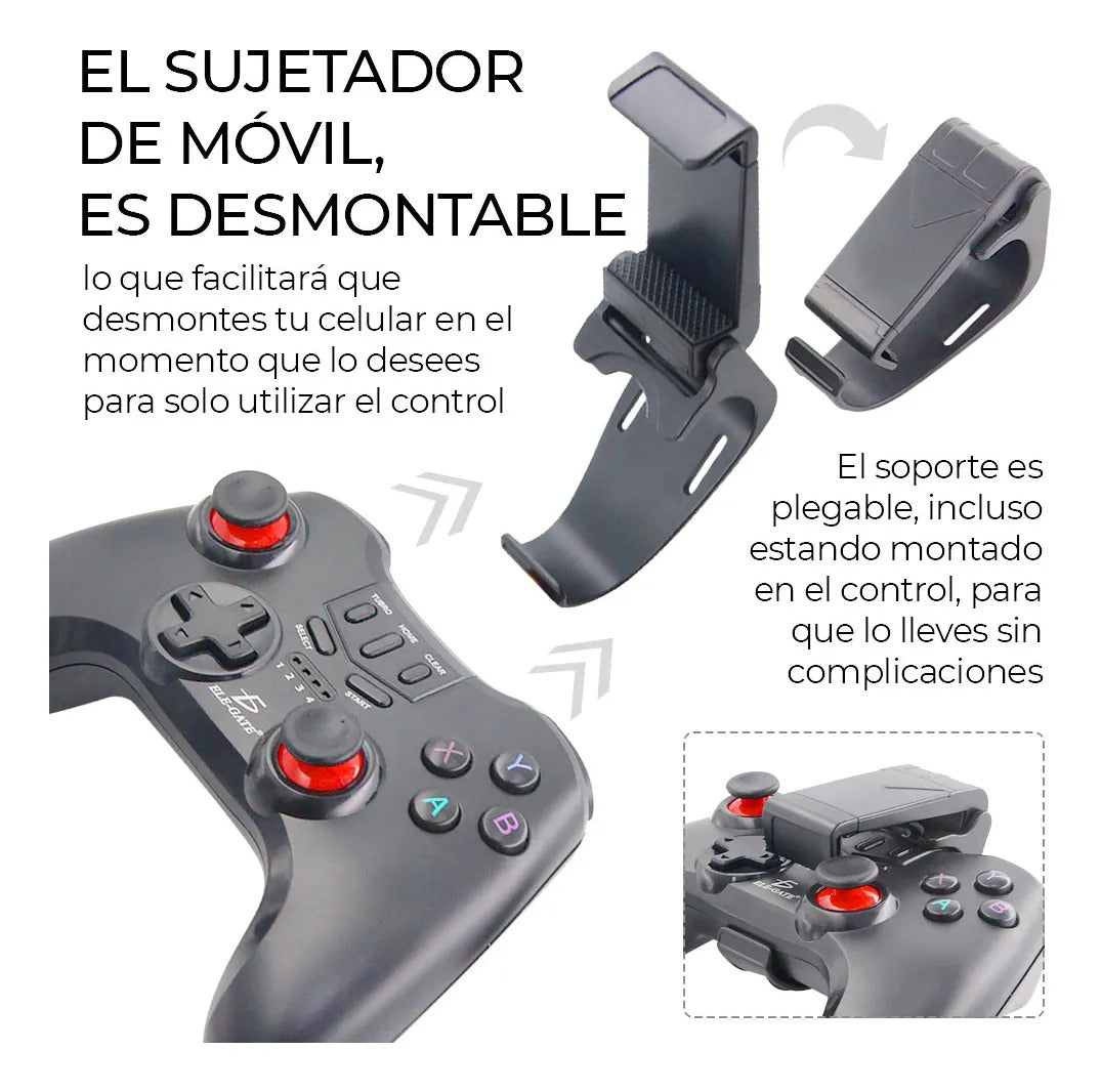 Control Celular Gamepad Videojuego Bluetooth Android Con