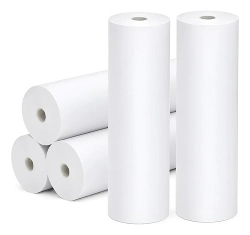 Papel Térmico A4 En Rollo De 9 M Blanco