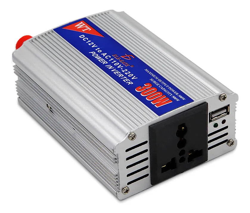 Inversor De Corriente Automotriz 300w 12v A 110v