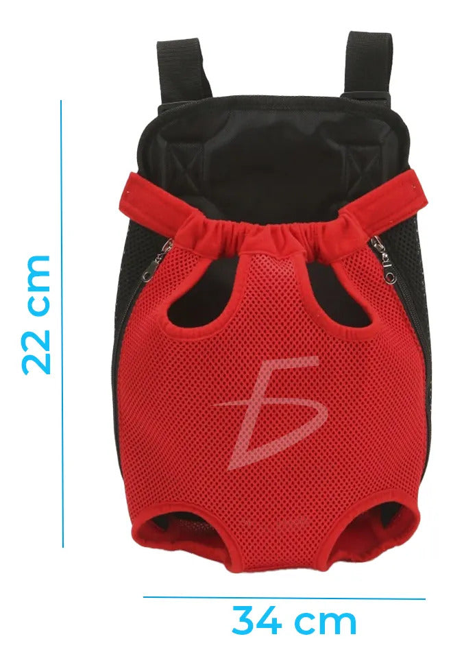 Mochila Porta Mascotas Transpirable Y Portátil Comodidad Y Rosa