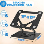 Soporte Ajustable Y Plegable Para Laptop Y Tablet Elevador