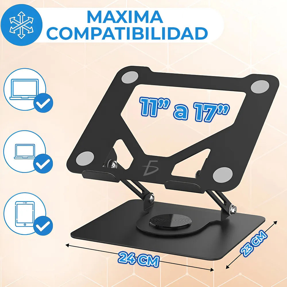 Soporte Ajustable Y Plegable Para Laptop Y Tablet Elevador