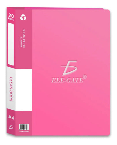 Carpeta De Plástico De Colores Con Etiquetas De