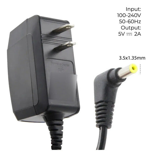 Cargador Para Tablet Sep 5v 2a Punta 3.5mm