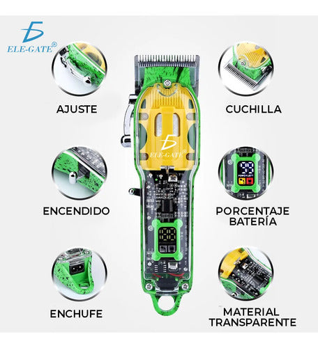 Maquina Para Cortar Cabello Hombres Profesional