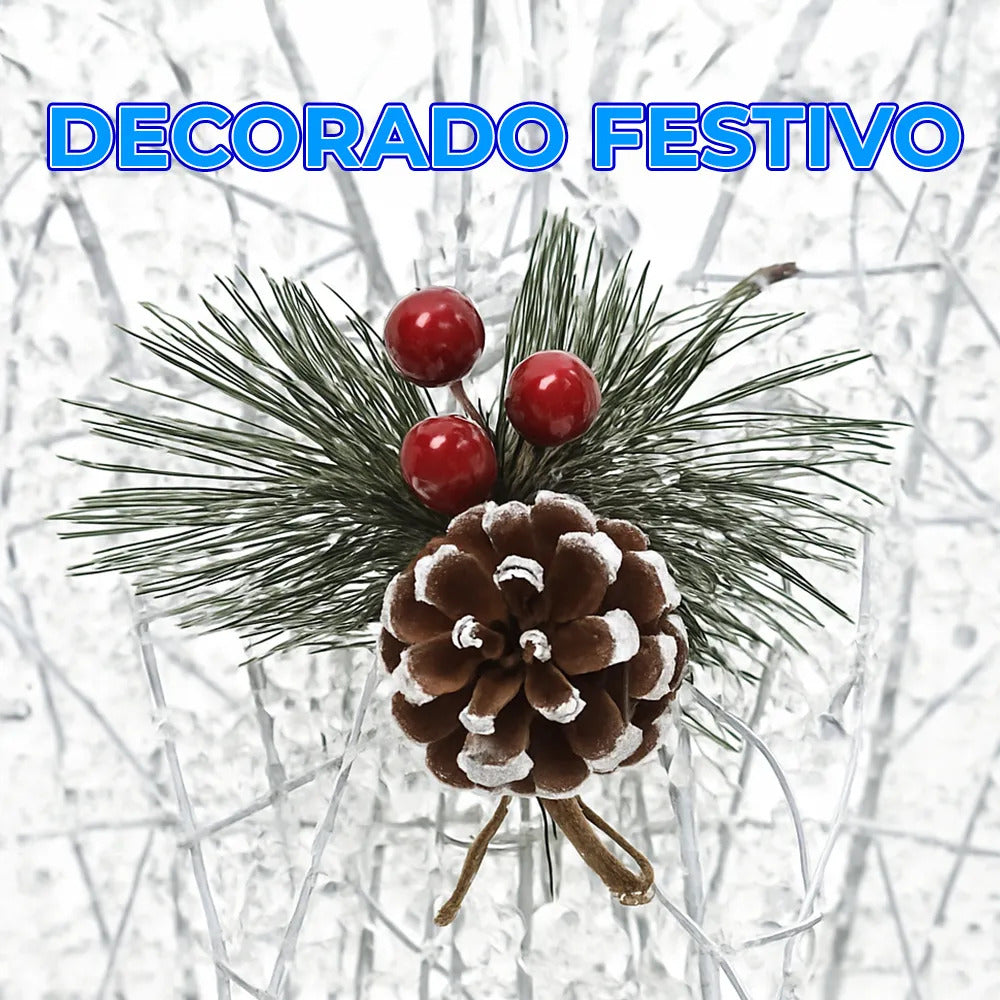 Ángel Decorativo Con Luces Led Cálidas Blanco Cálido