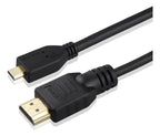 Cable de video micro HDMI a HDMI 1.5m