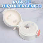 Botella Termo De Acero Inoxidable Con Popote