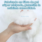 Set De 2 Almohadas De Firmeza Media Con 50 Poliester Y 50