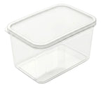 Contenedor Rectangular Transparente De 800 Ml Con Tapa