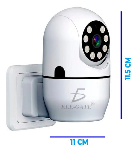 Cámara De Seguridad Inalámbrica Con Enchufe 1080p Wifi 2.4g