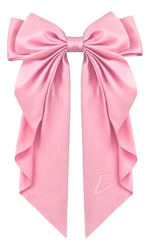 Moño gigante 40 cm con clip en 4 colores vibrantes rosa