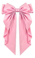 Moño gigante 40 cm con clip en 4 colores vibrantes rosa