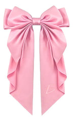 Moño gigante 40 cm con clip en 4 colores vibrantes rosa