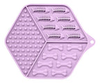 Plato Con Textura Ideal Para Comida Húmeda Gris