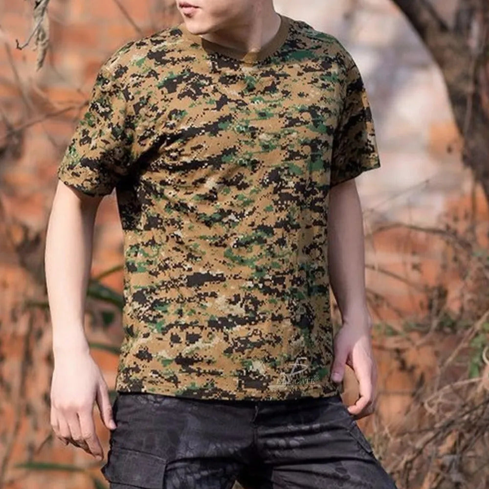 Camisa Táctica De Camuflaje Para Hombre