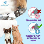 Cortaúñas Para Perros Y Gatos Con Lima