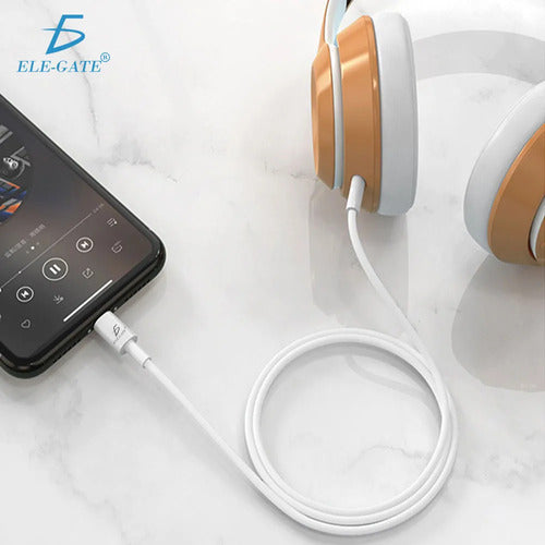 Cable Auxiliar Tipo C A Audio Estéreo 3.5mm Para Audífono