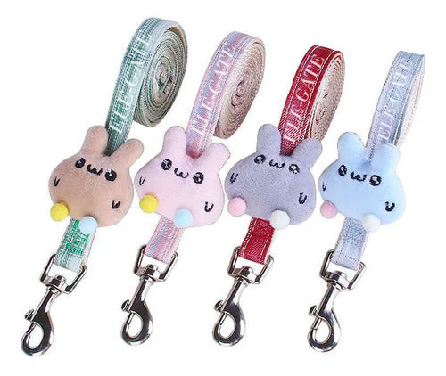 Arnés Cute Antiescape Ajustable Para Mascotas Paseos Seguros Azul