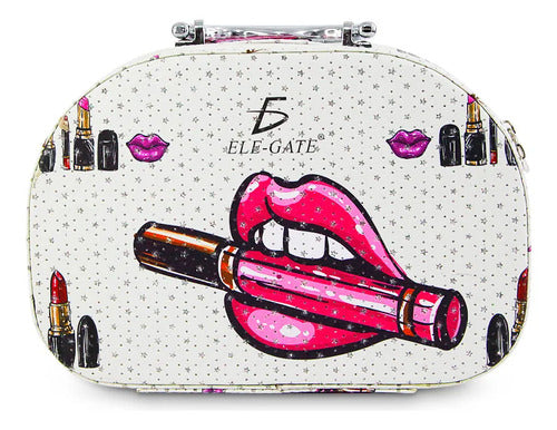 Cosmetiquera Neceser Estampado Kit De 3 Pzas Viaje Estuche