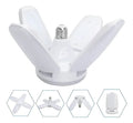 Lámpara LED 50W tipo flor con 4 pétalos luminosos luz
