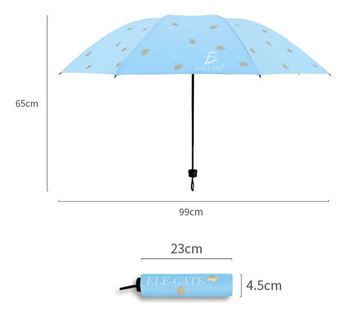 Paraguas Sombrillas Para Lluvia Y Sol Portable Anti Uv