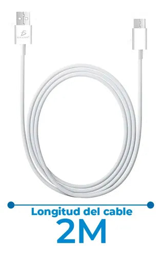 Cable Usb-c De 2 Metros - Carga Rápida Y Transferencia De