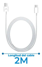 Cable Usb-c De 2 Metros - Carga Rápida Y Transferencia De