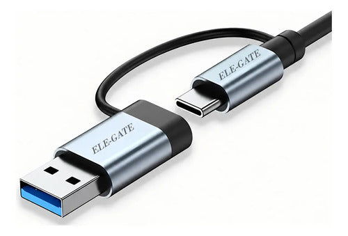 Multi Puerto 5 En 1 Con 1 Puerto Usb 3.0, 2 Puerto Usb 3.0