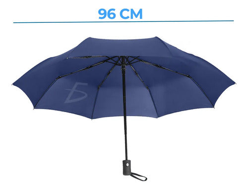 Paraguas Con Protección Uv Y Apertura Automática Mantente Azul