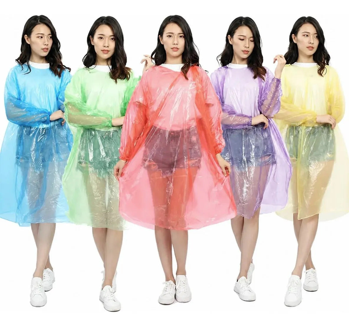 Impermeable Portátil Para Lluvia Unisex Tipo Gabardina Agua M