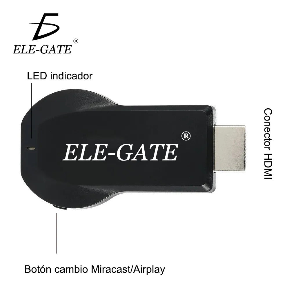 Mirascreen Airplay Wifi Miracast Tv Dongle Hdmi