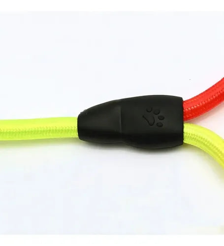 Correa Soporte Resorte Fluorescente Resistente Anti Tirones Raza Chica Color Colores Ele-gate