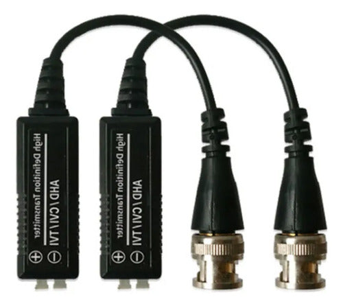 Balun Pasivo Utp Para Video Cctv Con Conector Bnc