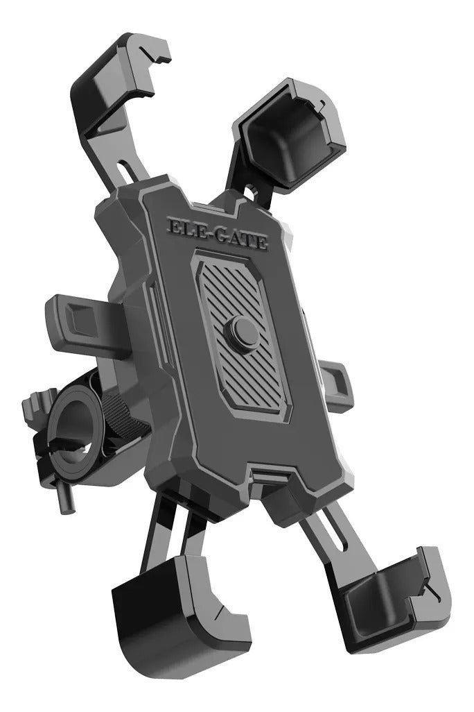 Soporte para telefono antideslizante para bici o moto negro
