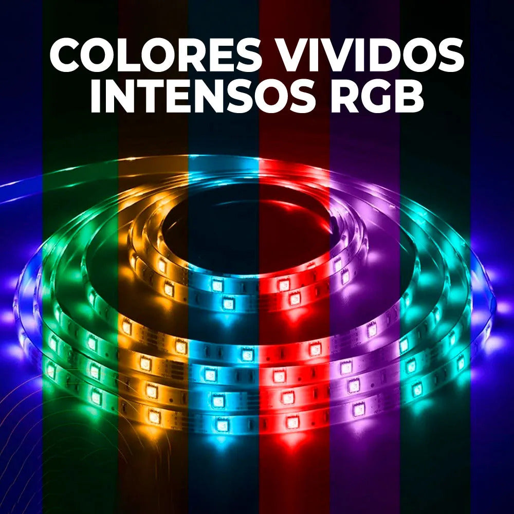 Tira De Luces Led Rgb 5050 Decoración Que Cambia De Color 2m