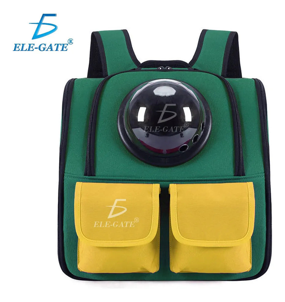 Bolsa Mochila Transportadora Perro Gato Portátil Viaje Para