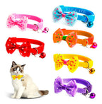 Collar Para Mascota Con Elegante Moño Y Campana