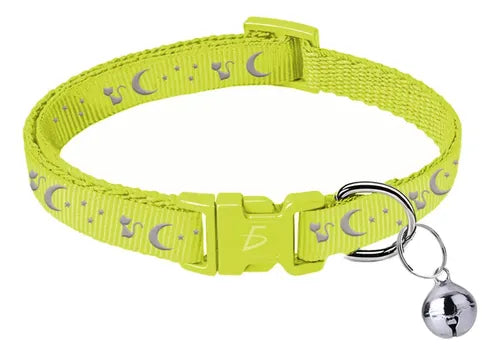 Collar Ajustable Con Cascabel Para Gatos Y Perros Pequeños
