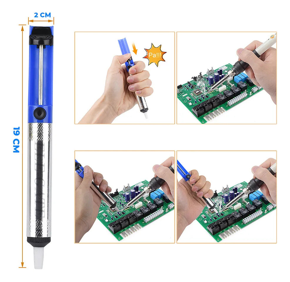 Kit De Soldadura De Temperatura Ajustable Lcd Cerámica