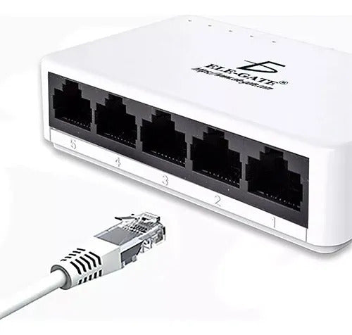 Switch Ethernet De 5 Puertos Rj45