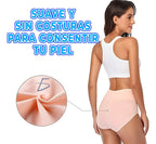 Ropa interior de cintura alta para mujer rosa XXL