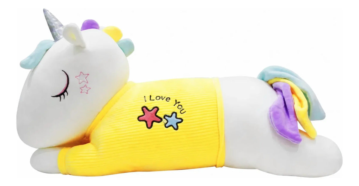 Unicornio Pony De Peluche Arcoiris Juguete Suave De 25cm