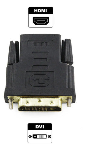 Adaptador Dvi Macho A Hdmi Hembra