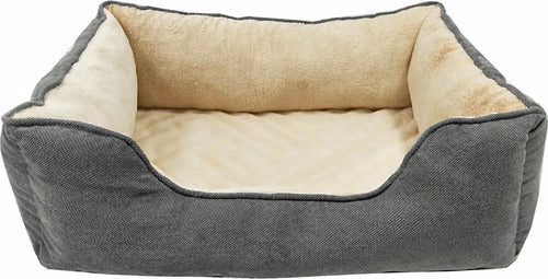 Cama Rectangular Lavable Para Perros Cálida Y Cómoda -para