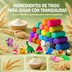Plastilina De Harina De Trigo 24 Colores Para Niños
