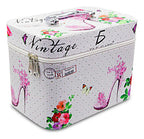 Cosmetiquera Neceser Estampado Kit De 3 Pzas Viaje Estuche
