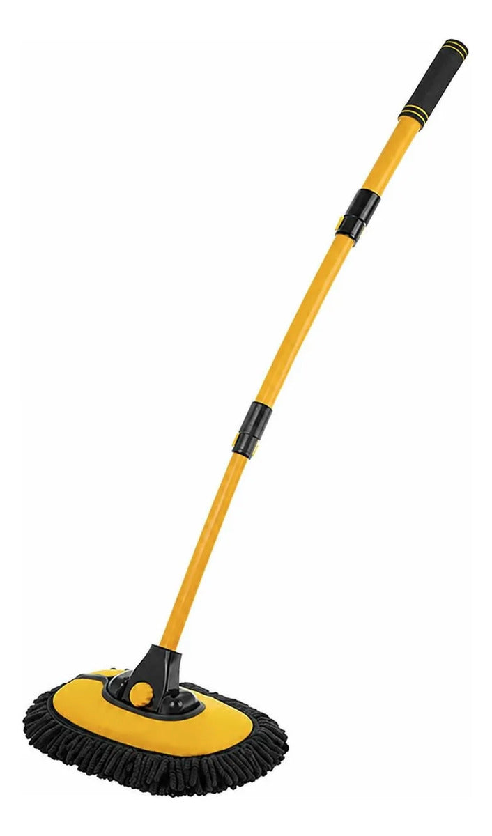 Cepillo Multiusos De Mango Largo 102 Cm Con Cabezal De Amarillo