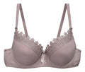 Brasier Con Encaje De Copa Completa Push Up Beige M